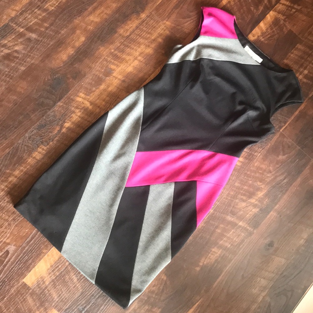 Maggy London Color-blocking Sheath Dress Sz 12